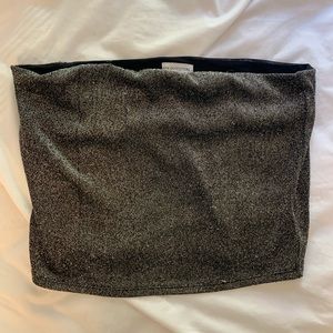 urban outfitters sparkly glitter bandeau top